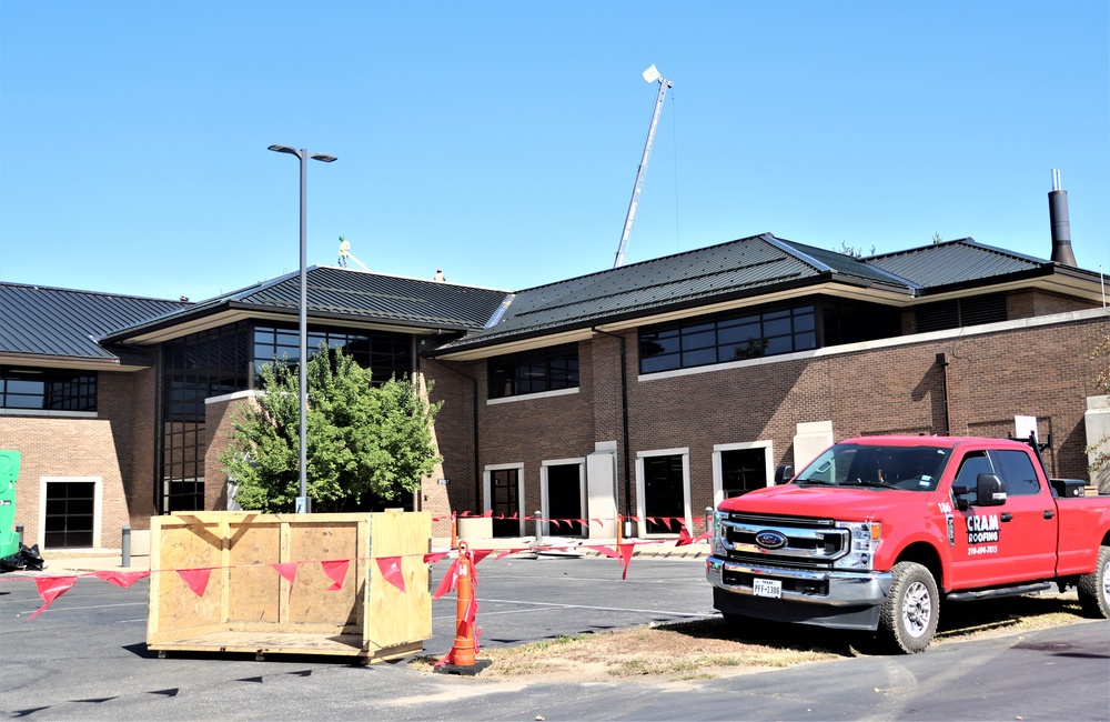 Army Corps of Engineer-led project at Sparta-Fort McCoy Airport, cantonment area underway for new roofing at Fort McCoy