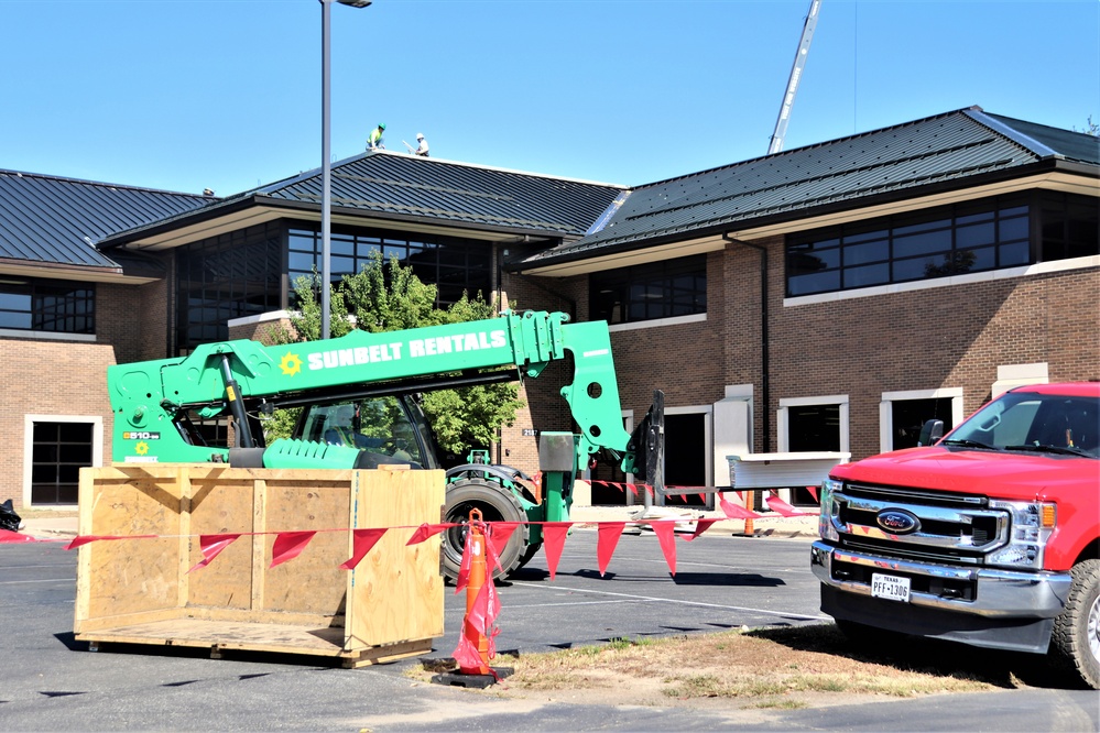 Army Corps of Engineer-led project at Sparta-Fort McCoy Airport, cantonment area underway for new roofing at Fort McCoy