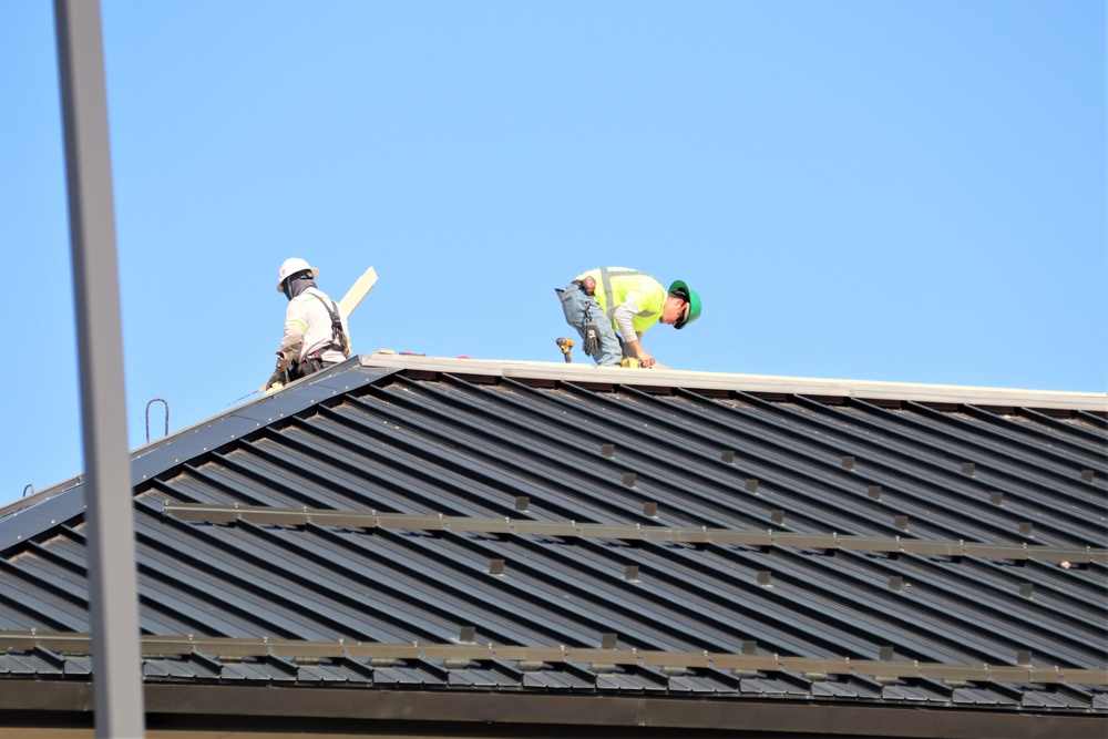 Army Corps of Engineer-led project at Sparta-Fort McCoy Airport, cantonment area underway for new roofing at Fort McCoy