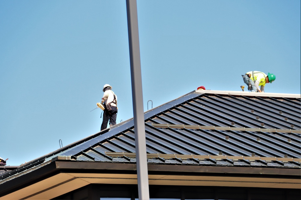 Army Corps of Engineer-led project at Sparta-Fort McCoy Airport, cantonment area underway for new roofing at Fort McCoy