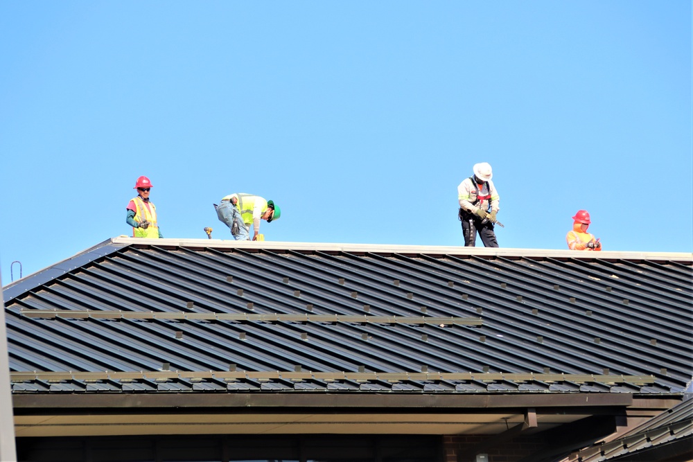 Army Corps of Engineer-led project at Sparta-Fort McCoy Airport, cantonment area underway for new roofing at Fort McCoy