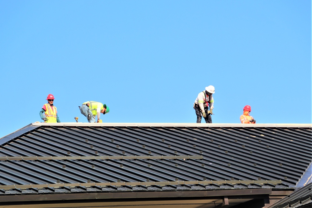 Army Corps of Engineer-led project at Sparta-Fort McCoy Airport, cantonment area underway for new roofing at Fort McCoy