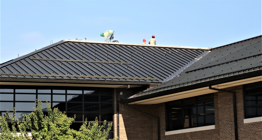 Army Corps of Engineer-led project at Sparta-Fort McCoy Airport, cantonment area underway for new roofing at Fort McCoy