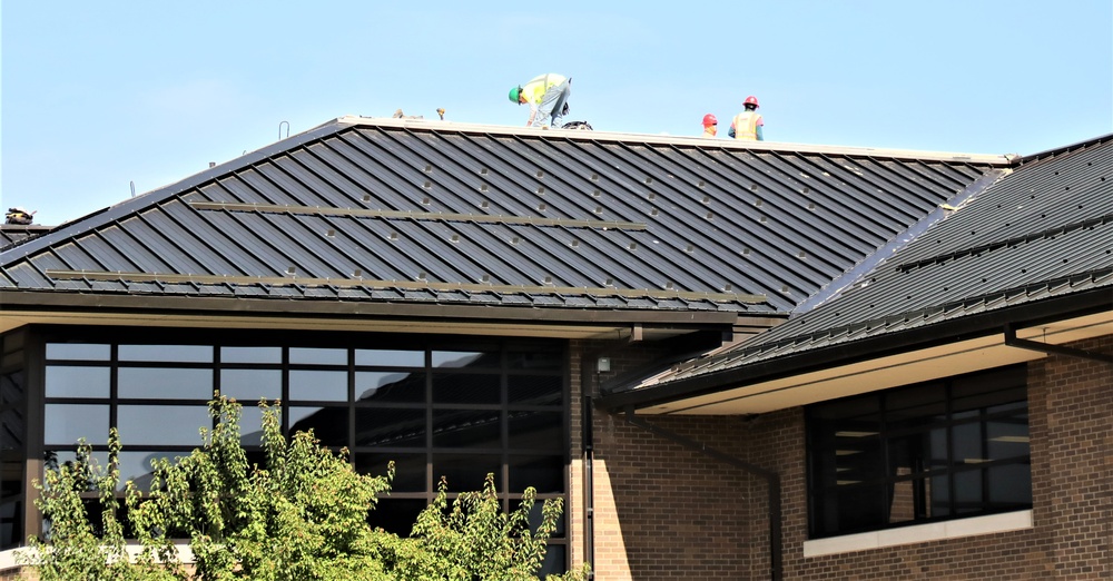 Army Corps of Engineer-led project at Sparta-Fort McCoy Airport, cantonment area underway for new roofing at Fort McCoy