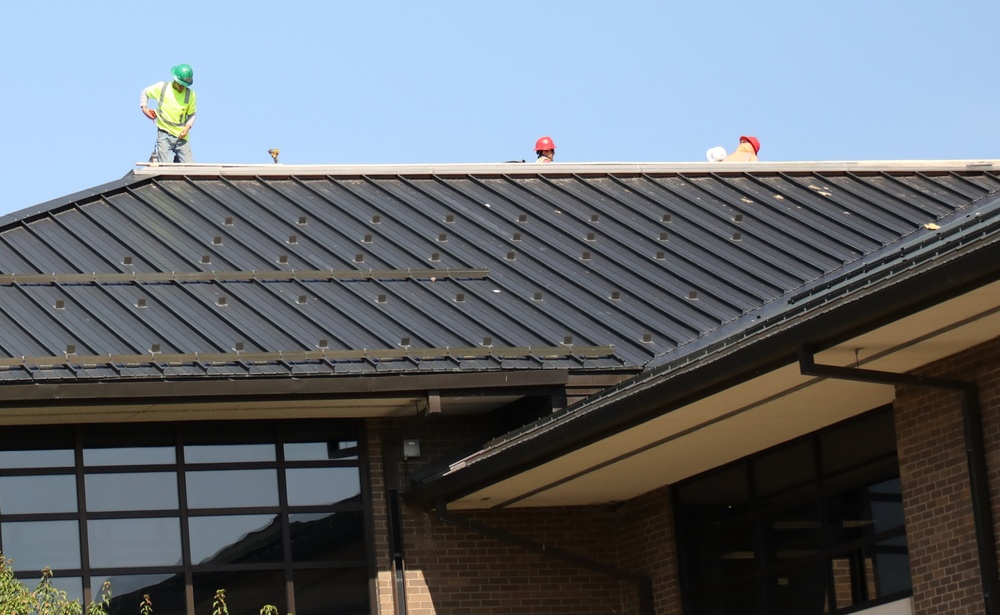 Army Corps of Engineer-led project at Sparta-Fort McCoy Airport, cantonment area underway for new roofing at Fort McCoy