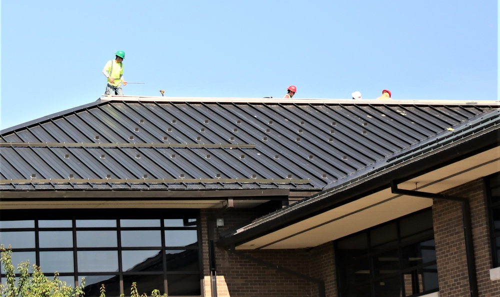 Army Corps of Engineer-led project at Sparta-Fort McCoy Airport, cantonment area underway for new roofing at Fort McCoy