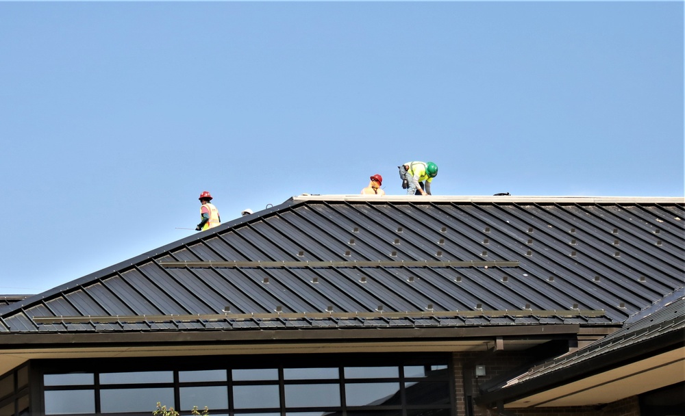 Army Corps of Engineer-led project at Sparta-Fort McCoy Airport, cantonment area underway for new roofing at Fort McCoy