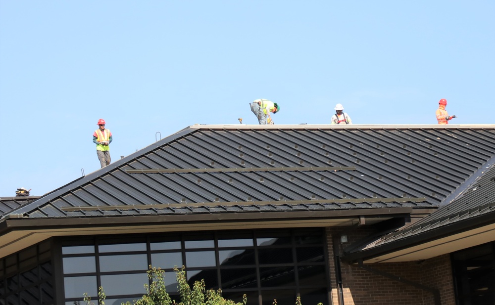 Army Corps of Engineer-led project at Sparta-Fort McCoy Airport, cantonment area underway for new roofing at Fort McCoy