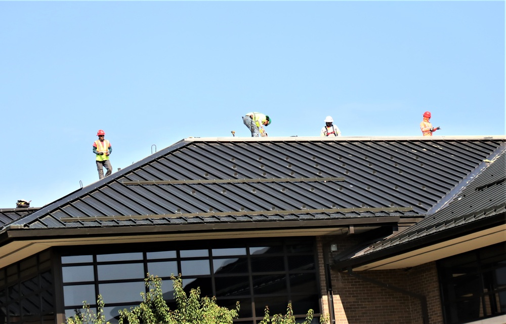 Army Corps of Engineer-led project at Sparta-Fort McCoy Airport, cantonment area underway for new roofing at Fort McCoy