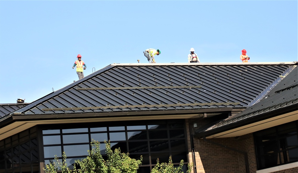 Army Corps of Engineer-led project at Sparta-Fort McCoy Airport, cantonment area underway for new roofing at Fort McCoy