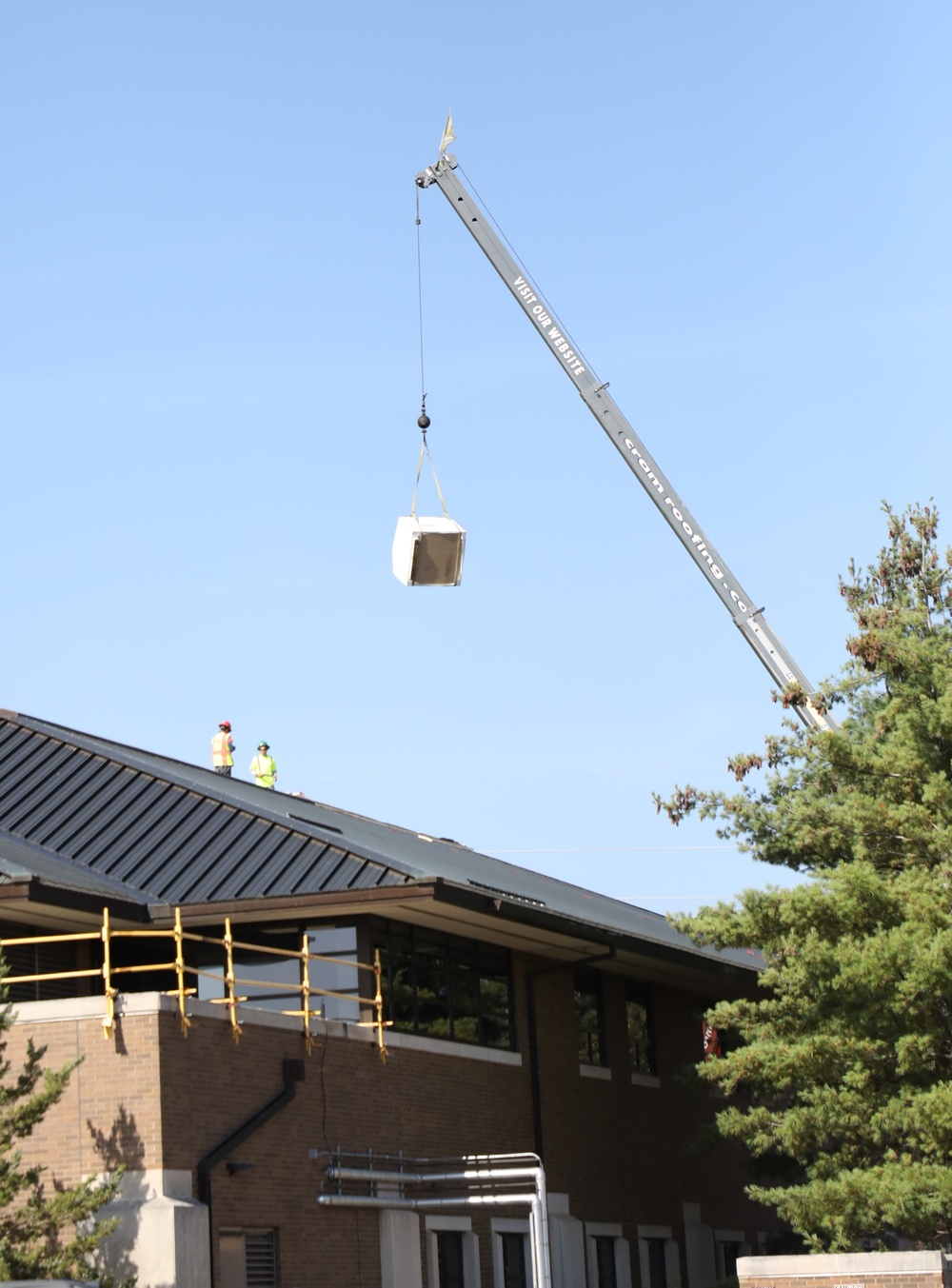 Army Corps of Engineer-led project at Sparta-Fort McCoy Airport, cantonment area underway for new roofing at Fort McCoy