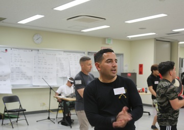 US SERVICE MEMBERS SHOWCASE OKINAWAN EISA DRUM DANCE / 在沖海兵隊員、地域住民にエイサー披露