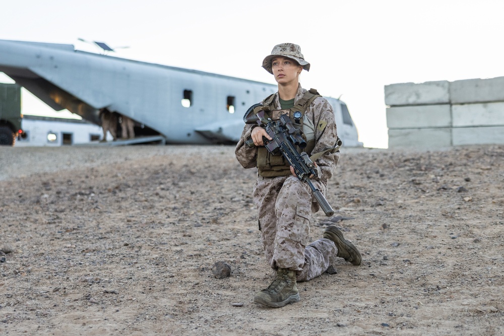 3/2 Marines conduct CASEVAC training