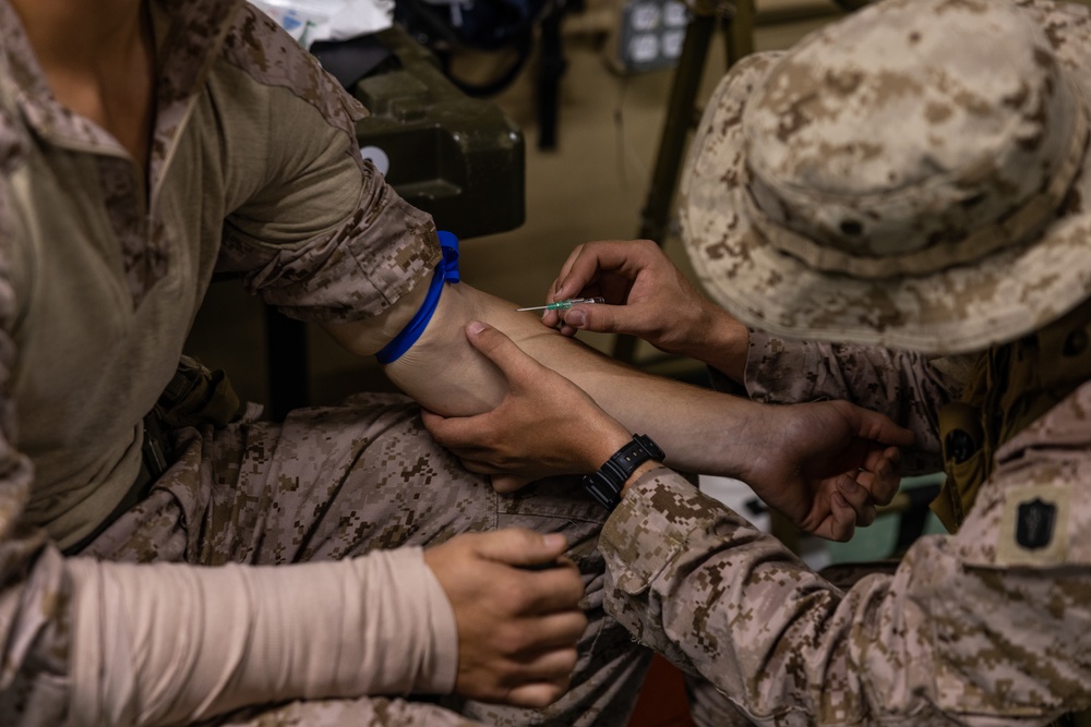 3/2 Marines conduct CASEVAC training