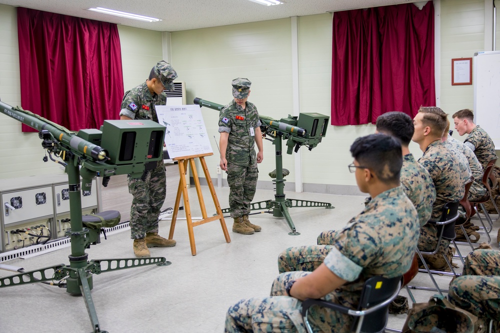 Sharpen Your Mind; Marines with 2d LAAD visit ROKMC during KMEP 23