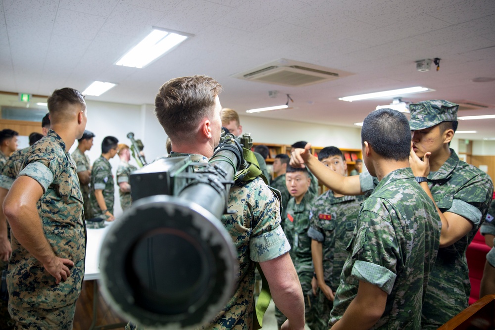 Sharpen Your Mind; Marines with 2d LAAD visit ROKMC during KMEP 23