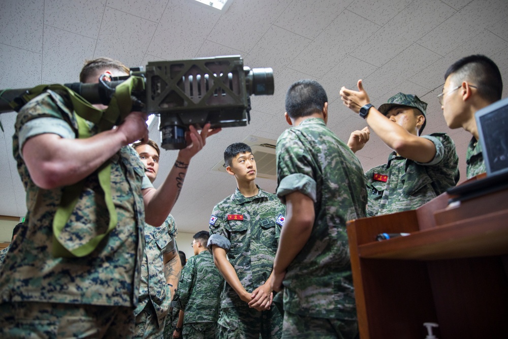 Sharpen Your Mind; Marines with 2d LAAD visit ROKMC during KMEP 23