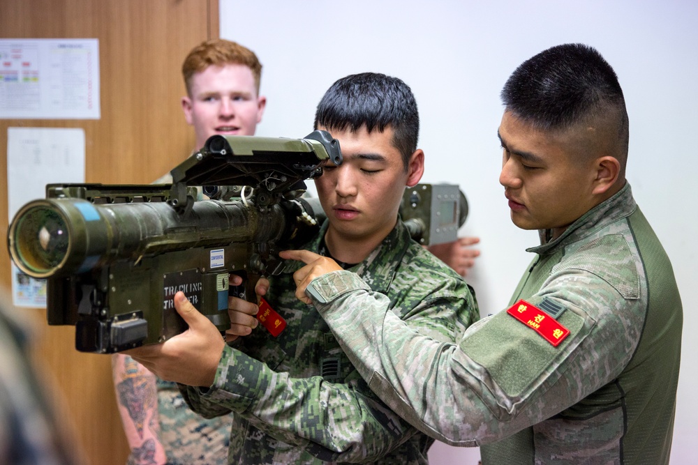 Sharpen Your Mind; Marines with 2d LAAD visit ROKMC during KMEP 23