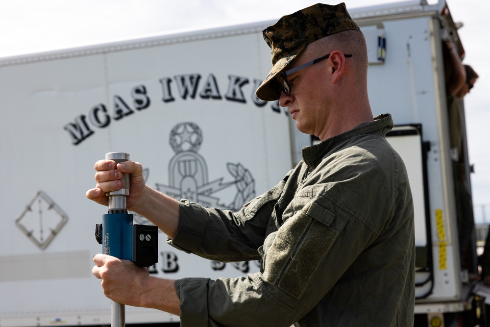 Incognito Ignition: Explosive Ordnance Disposal Marines conduct suspicious package ordnance training at Marine Corps Air Station Iwakuni