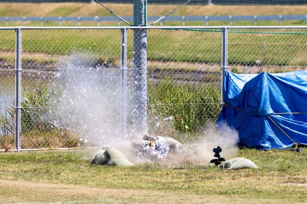 Incognito Ignition: Explosive Ordnance Disposal Marines conduct suspicious package ordnance training at Marine Corps Air Station Iwakuni