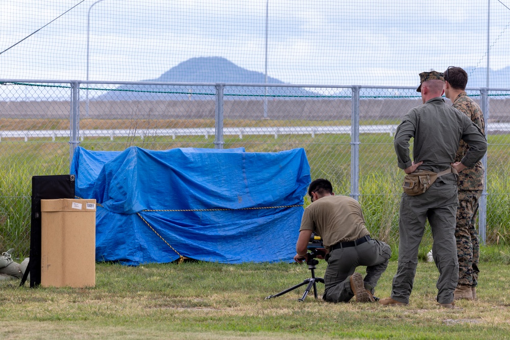 Incognito Ignition: Explosive Ordnance Disposal Marines conduct suspicious package ordnance training at Marine Corps Air Station Iwakuni