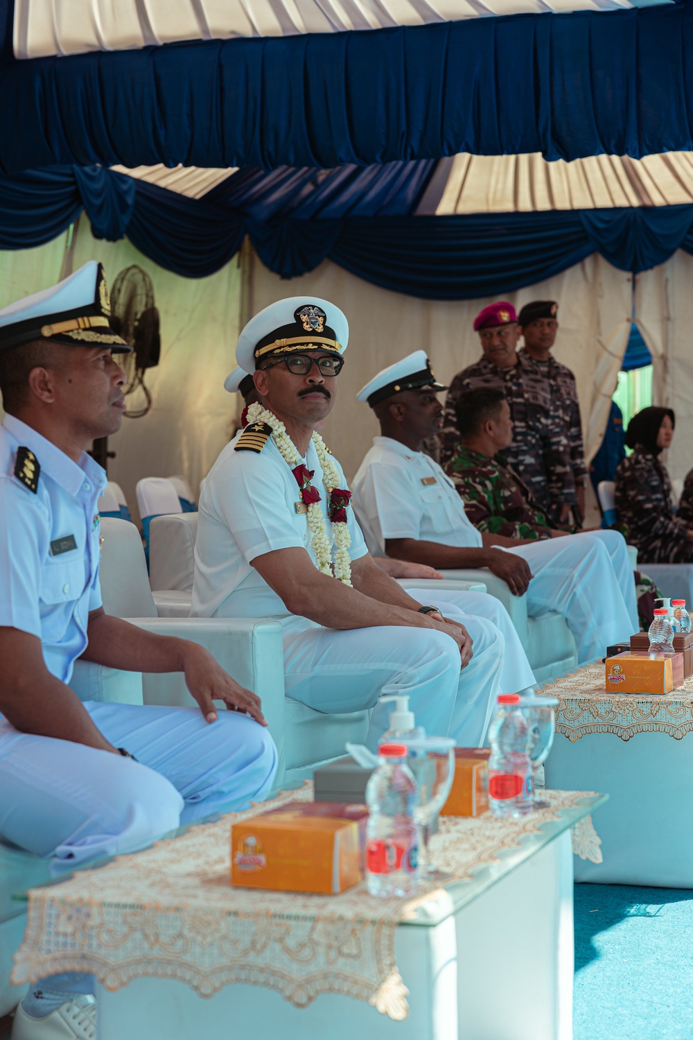 Super Garuda Shield 2023: Indonesia National Armed Forces host Welcome Ceremony for the USS Green Bay