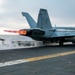 Jet Takes Off From Flight Deck