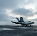 Super Hornet Makes Arrested Landing