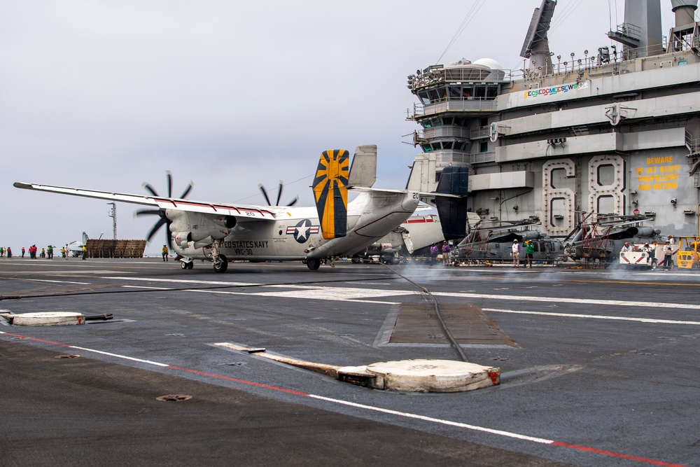 Nimitz Conducts Flight Deck Operations