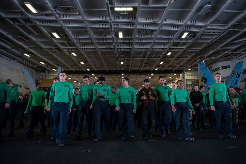 FOD Walkdown on Nimitz