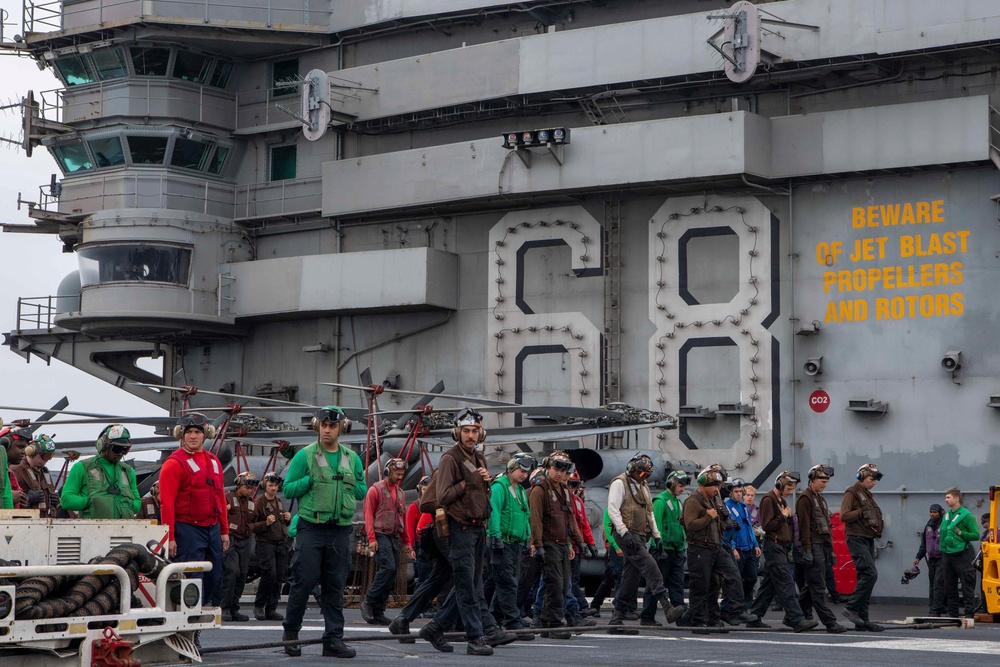 FOD Walkdown on Nimitz