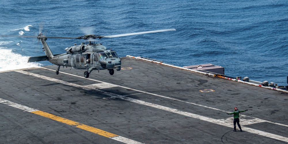 Nimitz Conducts Flight Deck Operations