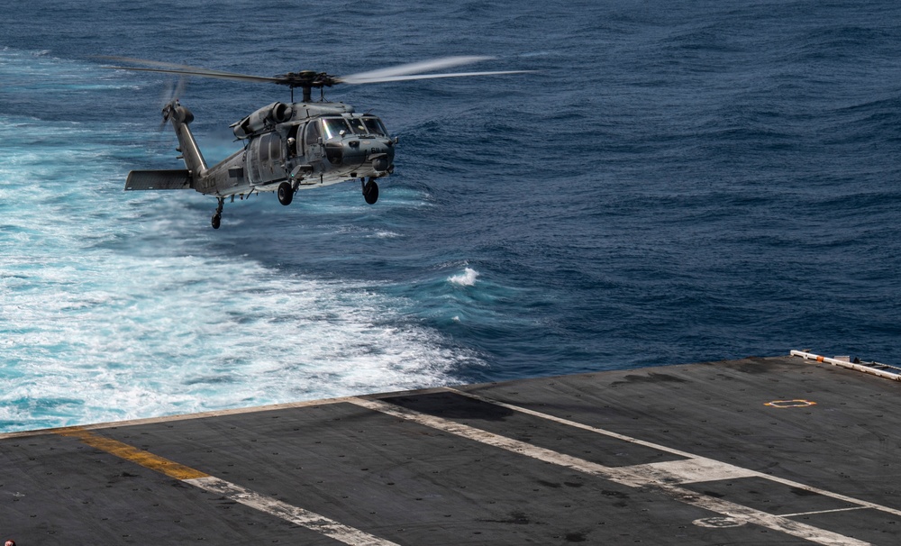 Nimitz Conducts Flight Deck Operations