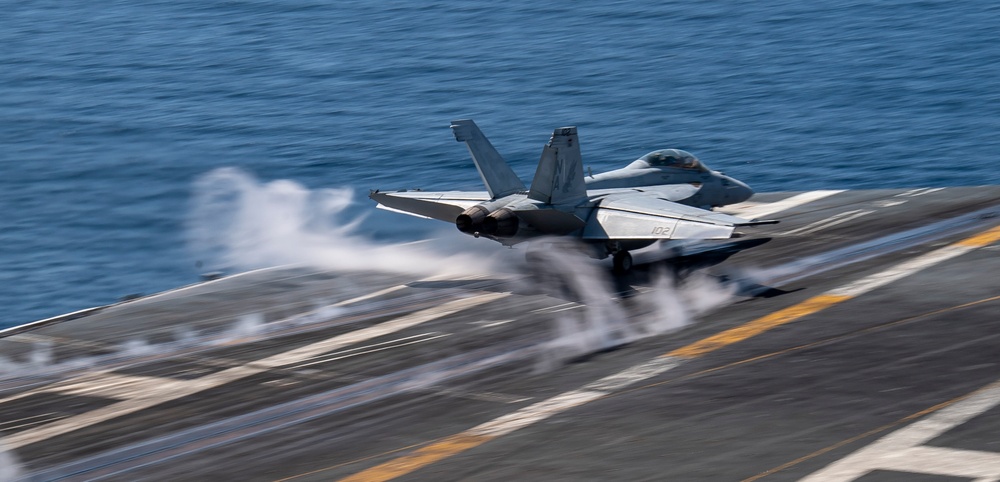 Nimitz Conducts Flight Deck Operations