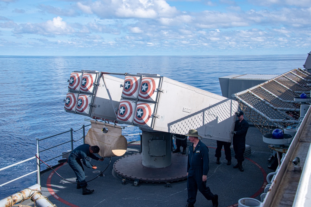 USS America (LHA 6) Conducts NATO Missile Upload
