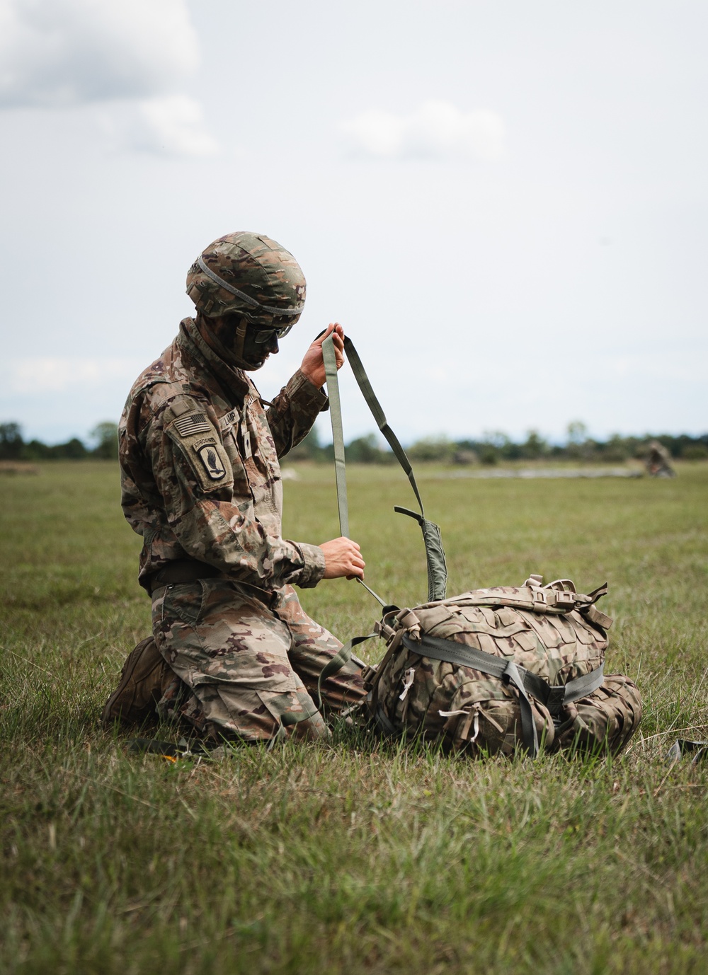 Sky Soldiers Conduct Airborne Operation On Frida Drop Zone