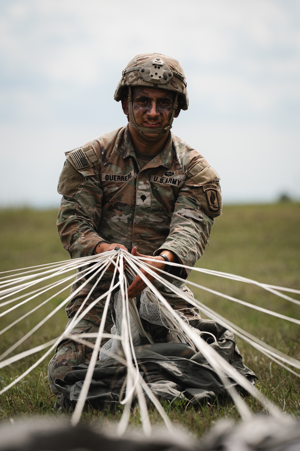 Sky Soldiers Conduct Airborne Operation On Frida Drop Zone