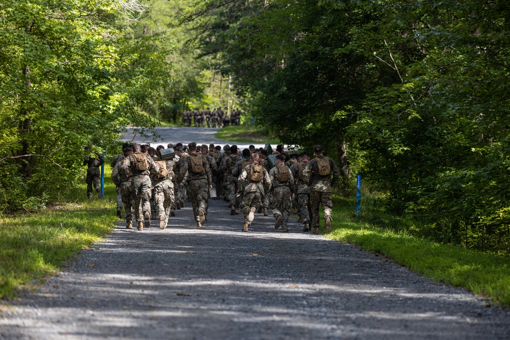 Marine Barracks Washington Bravo Company Hosts a Field Meet on Marine Corps Base Quantico