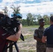 Col. Brooks welcomes visiting journalists for media roundtable discussion