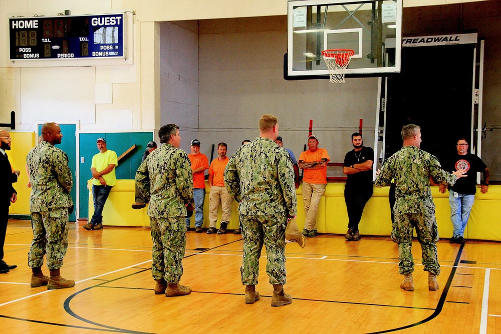 Public works team recognized for storm recovery at NSF Indian Head