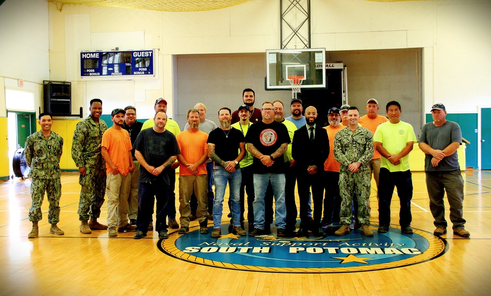 Public works team recognized for storm recovery at NSF Indian Head