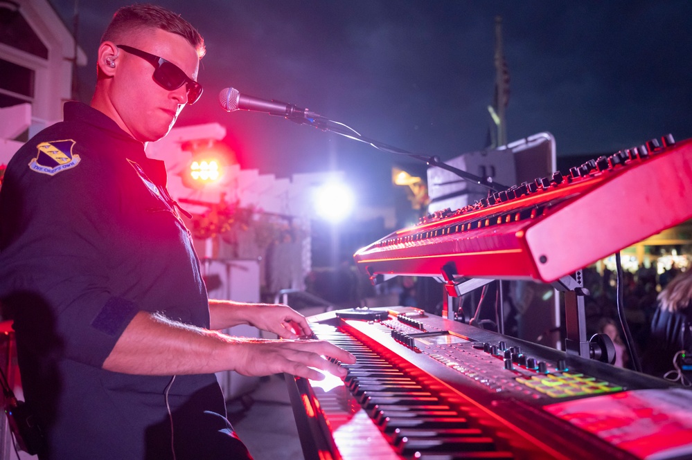 Air Force Band rocks out at summer concert