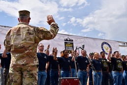 New enlistees take oath during airshow