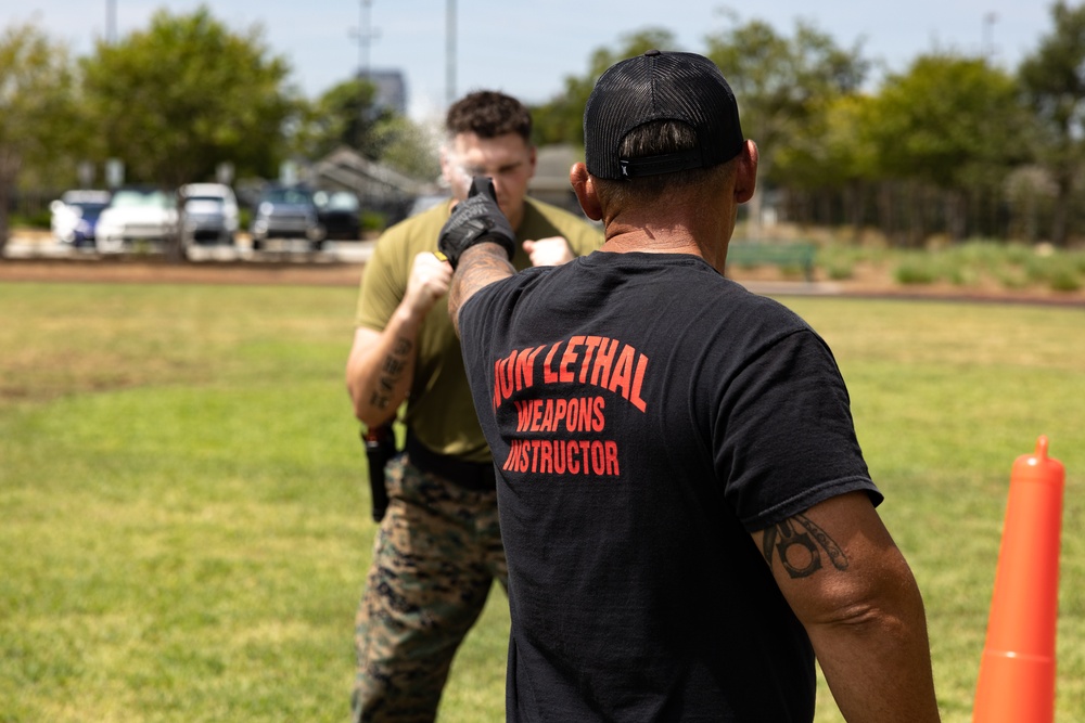 Marine Force Reserve PMO Hosts OC Maneuver Course