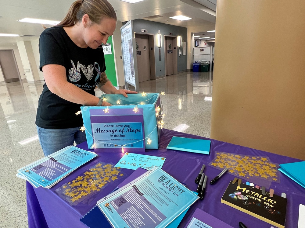 Walter Reed Department of Behavioral Health Hosts Rock Painting and Stories of Hope Event for Suicide Prevention Month