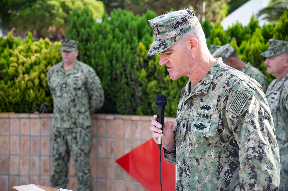 NMCB 133 Takes Command of Camp Mitchell