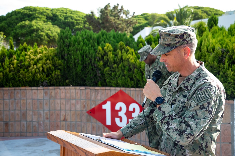 NMCB 133 Takes Command of Camp Mitchell