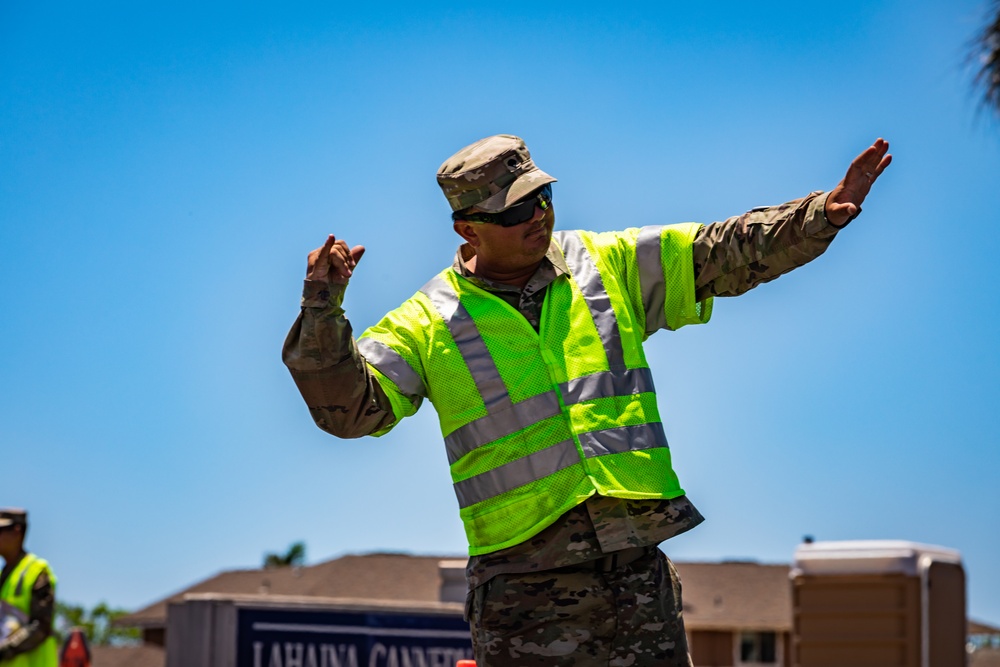 JTF-50's Dedicated Safety Efforts Continue in Lahaina After Wildfire