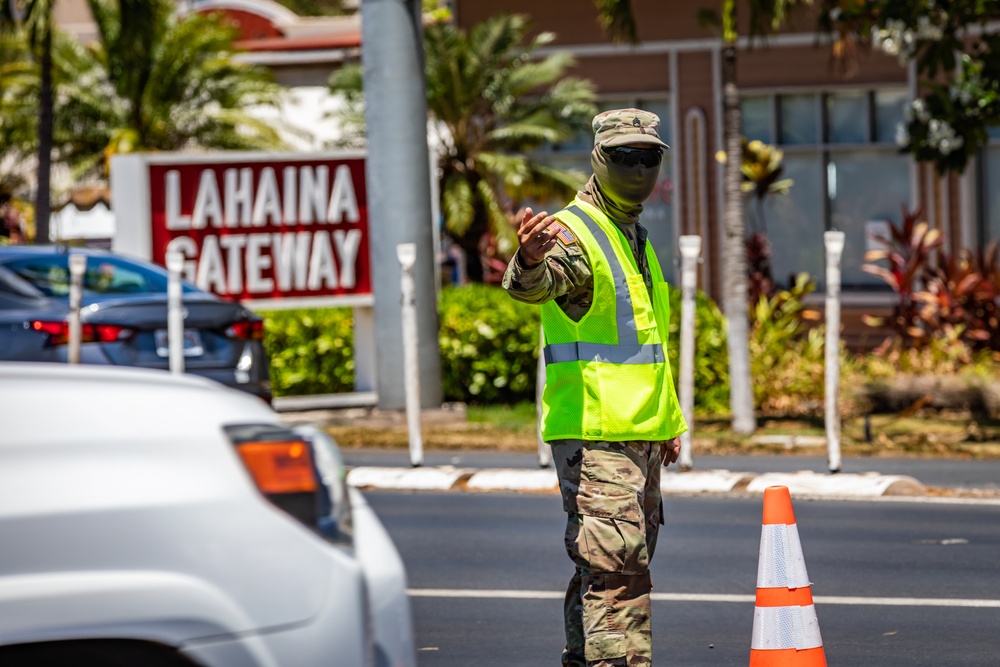 JTF-50's Dedicated Safety Efforts Continue in Lahaina After Wildfire