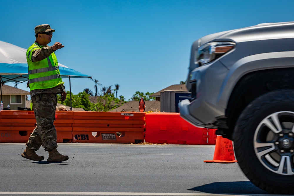 JTF-50's Dedicated Safety Efforts Continue in Lahaina After Wildfire